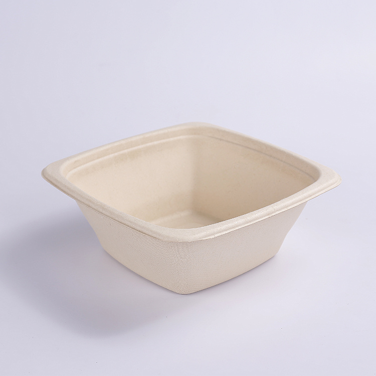 bagasse 32 oz kvadratne sklede